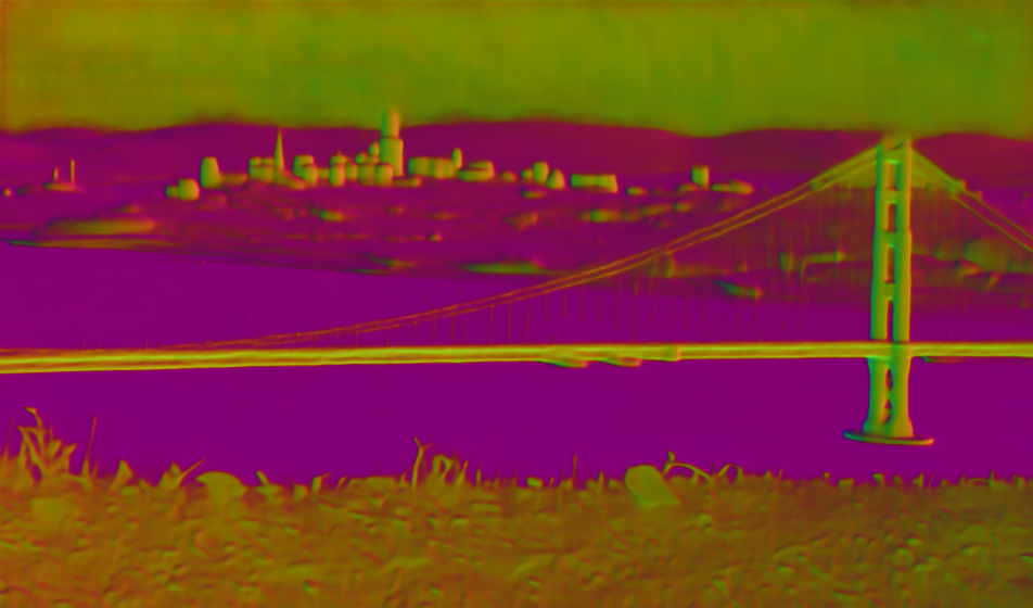 Predicted surface normals